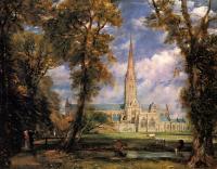 Constable, John - Salisbury Cathedral from the Bishops' Grounds